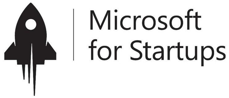 Reference & Partner: Logo of Microsoft for Startups